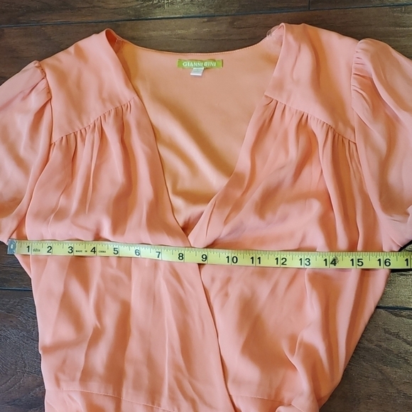 NWT Gianni bini wrap dress ruffle  boho - Picture 3 of 8